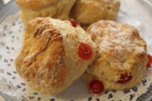 Gefrorene Scones auftauen