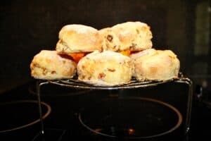 gefrorene Scones Haltbarkeit