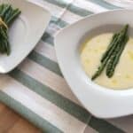 Freeze asparagus soup